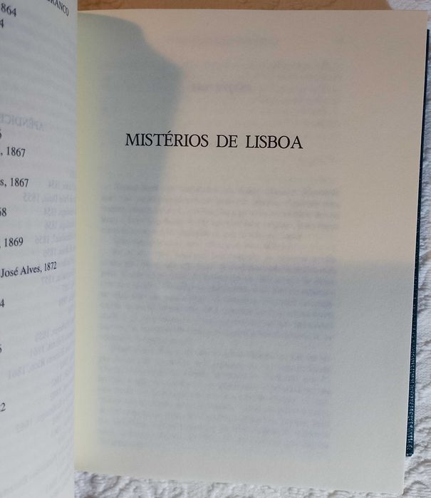 Os mistérios de Lisboa, Camilo Castelo Branco