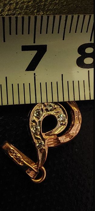 СССР 583 подвеска кулон золото бриллианты