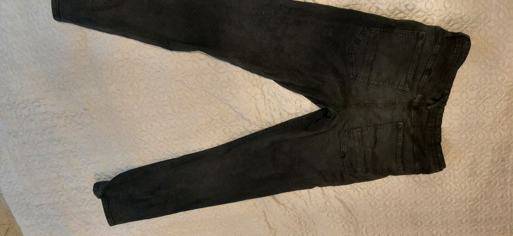 Jeansy grafirowe męskie spodnie