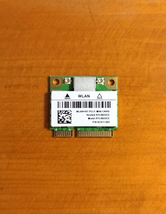 mini-PCIe WiFi 5 + BT 5.1 Realtek RTL8822ce (AC1200) 5Ghz
