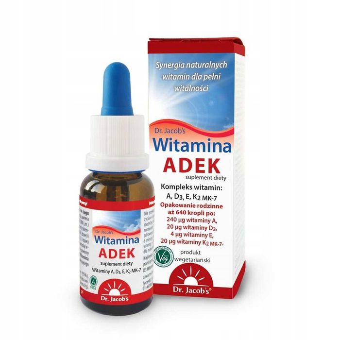 Witamina ADEK w kroplach 20 ml Dr. Jacob's