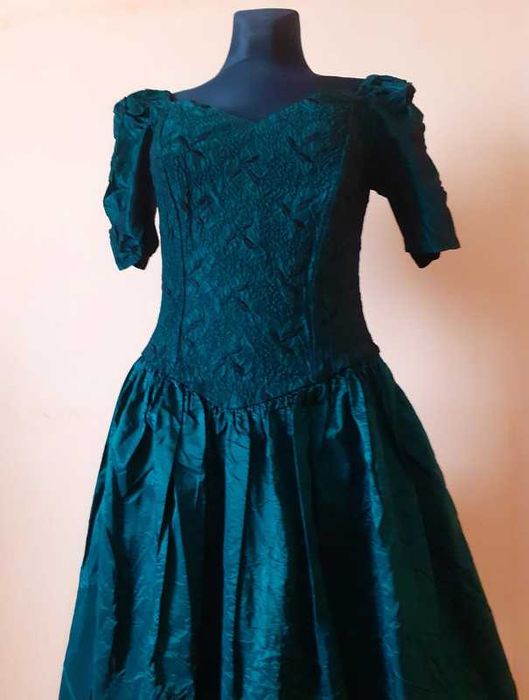 42 Sukienka na wesele suknia balowa wieczorowa długa vintage retro Bhs