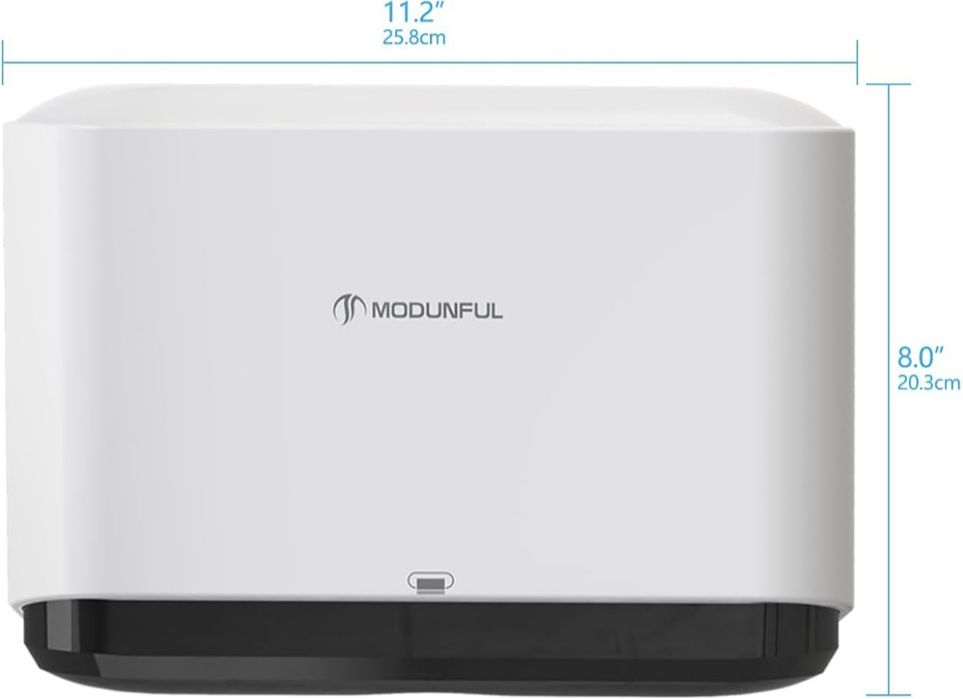 Pojemnik dozownik podajnik ręczniki papierowe biały Modunful