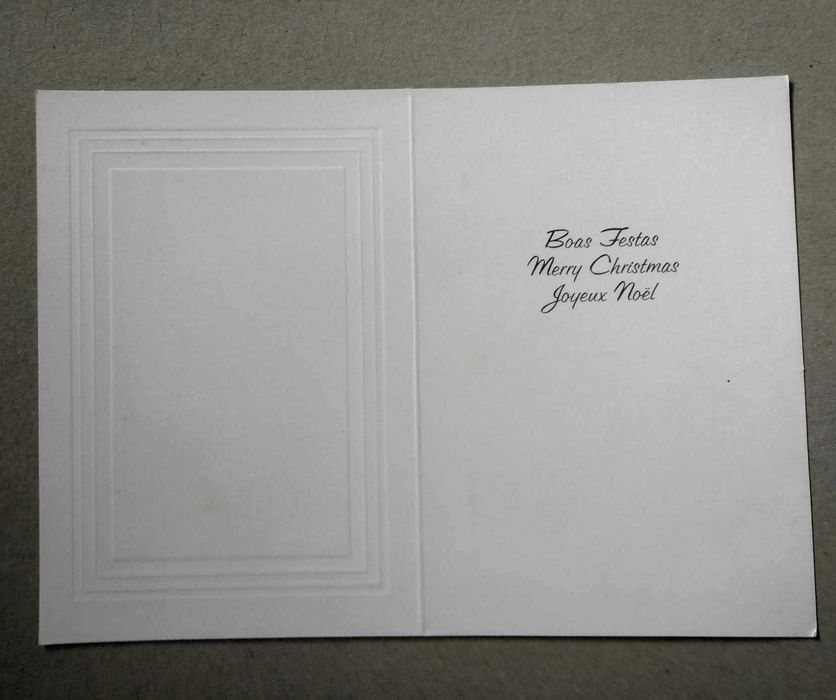 Conjunto de 5 Postais de Natal CTT Antigos