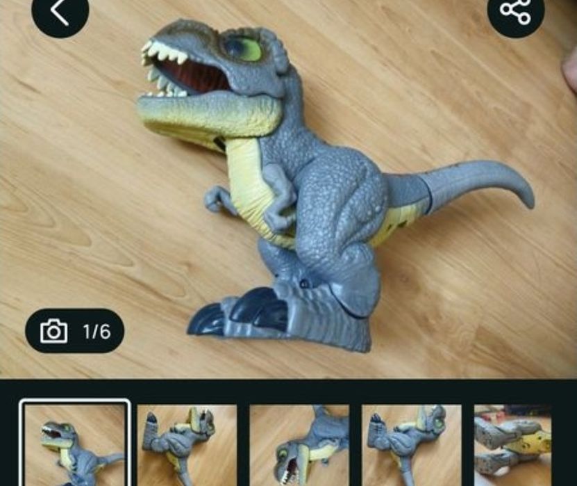 Dinozaur i Sneakersy odblaskowe holograficzne cropp