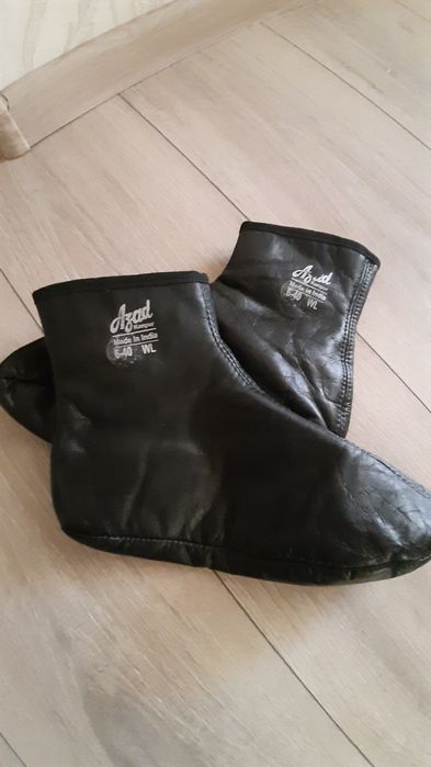 Кожаные носки-сапожки