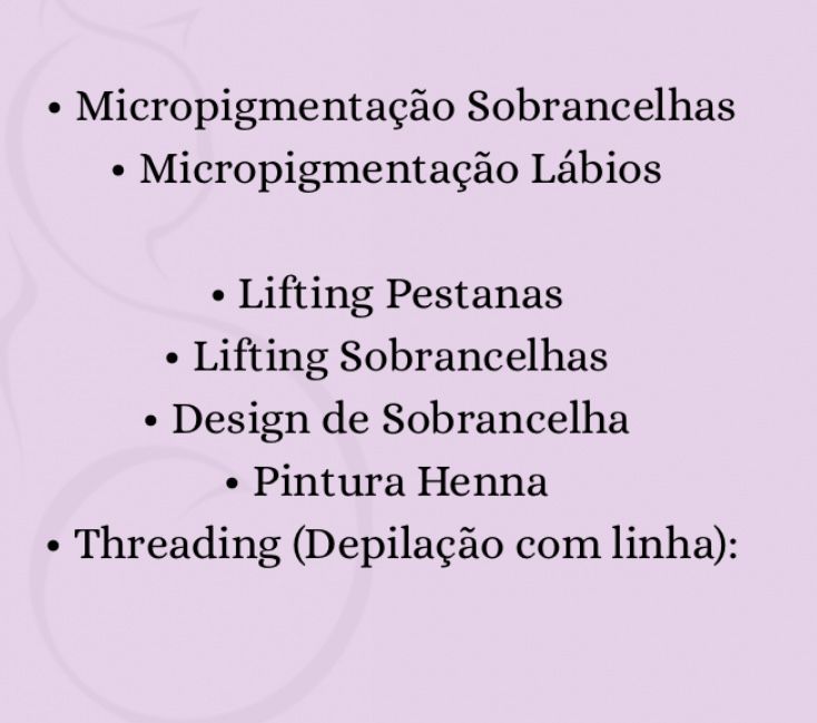 Micropigmentação • Serviços de Estética