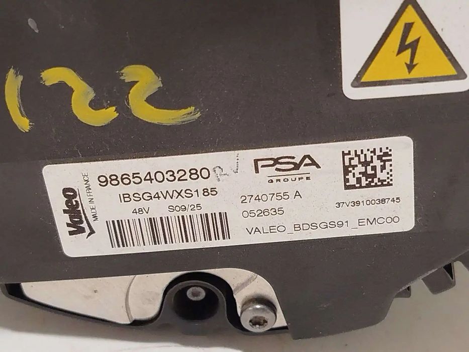 Alternador PEUGEOT 308 SW III (FC_, FJ_, FR_, F4_) PURETECH 130 (FRHNSL, FRHNST) 9865403280 IBSG4WXS185 2740755A
