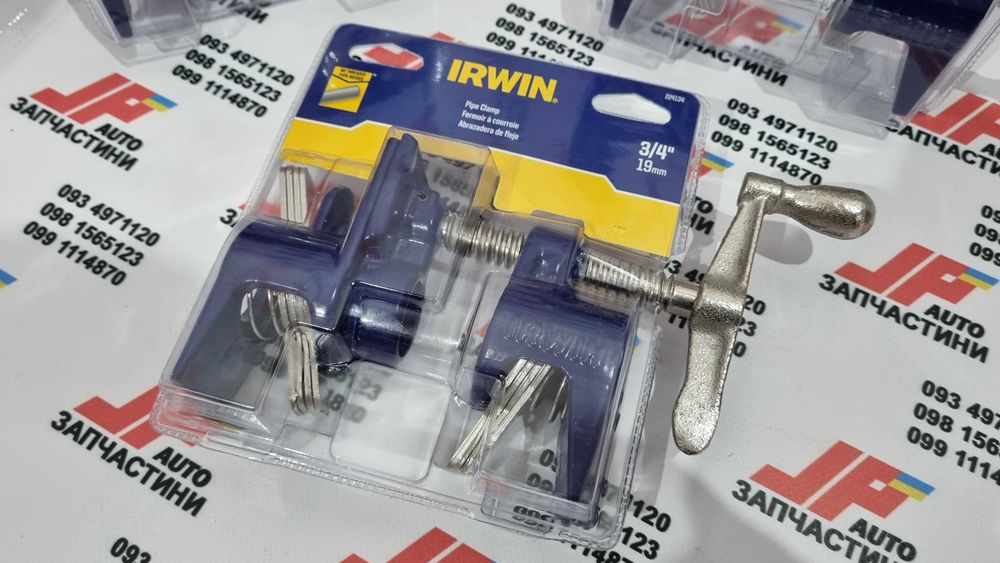 Трубна струбцина вайма IRWIN Quick-Grip 3/4" (без різьби) Затискач