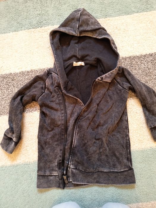Dekatyzowana bluza hm w stylu motocyklowym