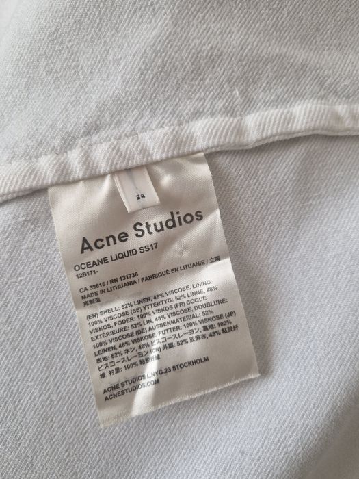 Acne Studios. Котоновий тренч, сукня-тренч, пальто. Розмір oversize
