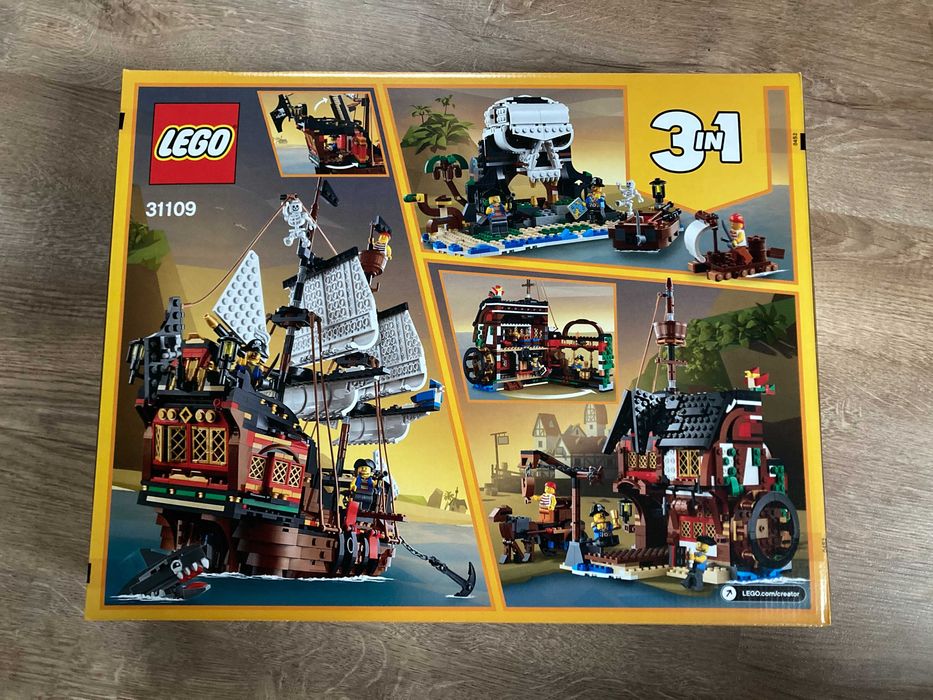LEGO 31109 Creator Statek piracki, Nowe, Dostępne do odbior, Wyszków