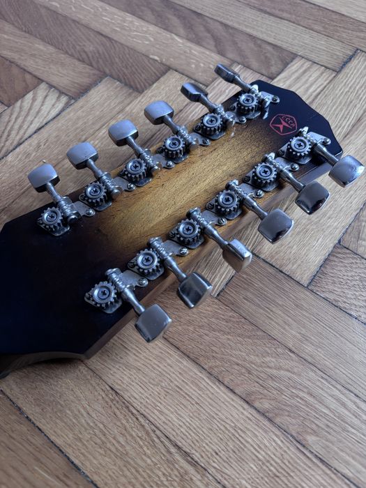 Retro - Vintage : Gitara Hollow body 12 strunowa ZSSR - Maria