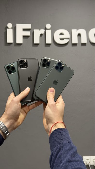 iPhone 11 pro 64/256gb silver, green 100% ємкість батареї