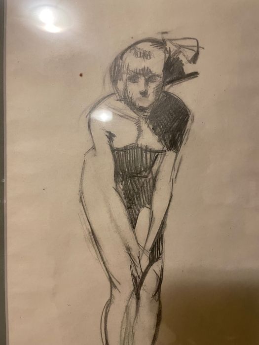 Obra rysunek Maria Ritter akt