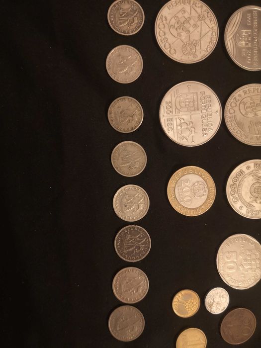Moedas Portuguesas antigas de escudos