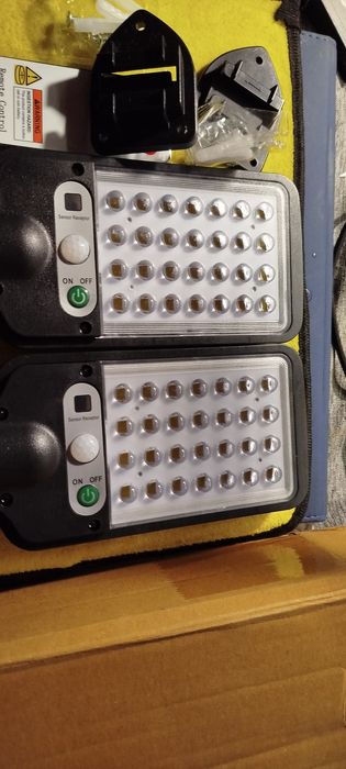 Lampy solarne sensor street komplet gratis wysyłka