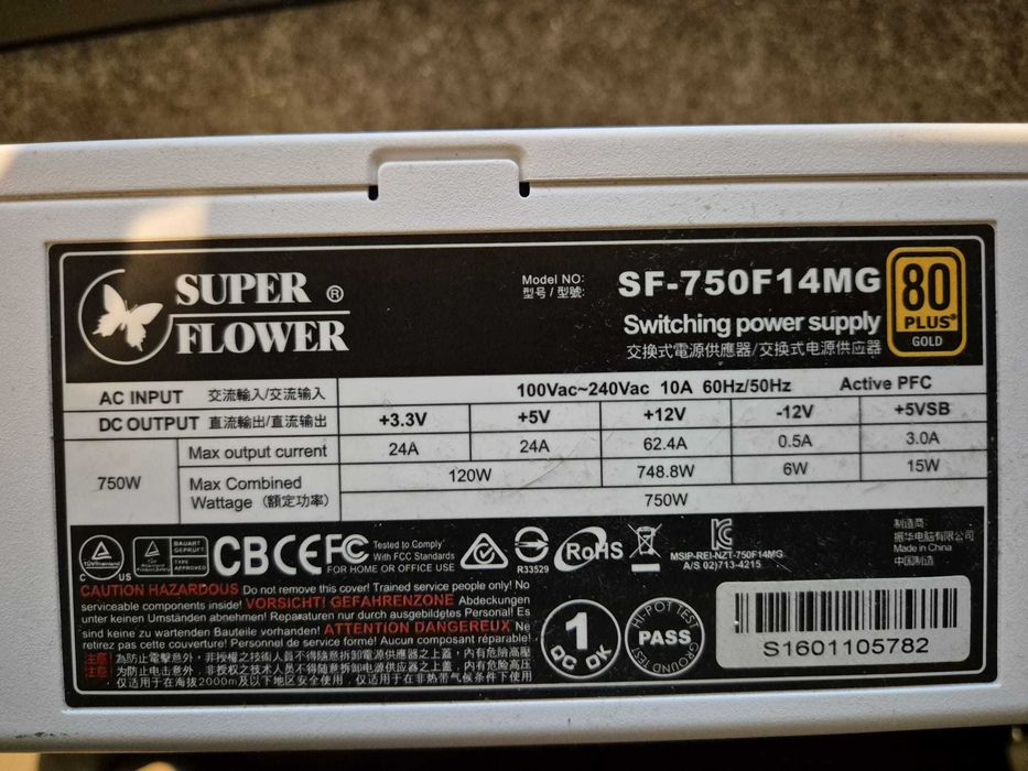 Super Flower Leadex Gold 750 W