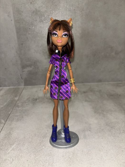 Monster high lalka clawdeen wolf coffin bean