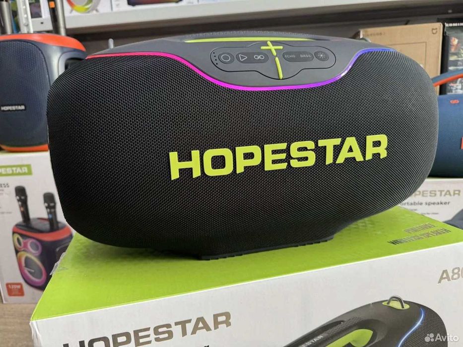 Блютуз колонка hopestar a80 350w портативная