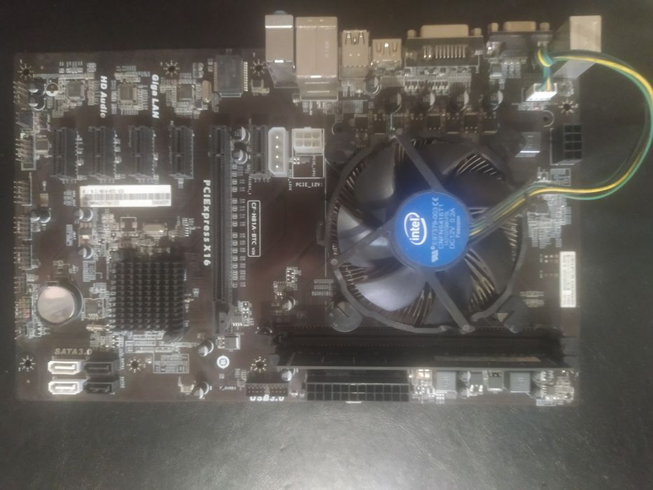 Материнская плата Colorful C.H81A-BTC V20 + Intel Celeron G1840
