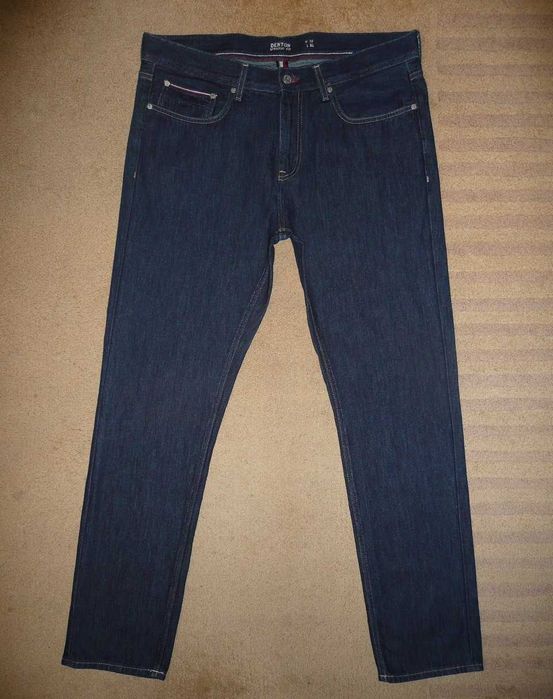 Spodnie dżinsy TOMMY HILFIGER W36/L32=48/109cm DENTON idealne