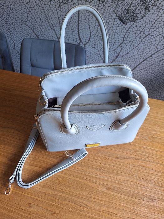 Torba Pierre Cardin,  szara