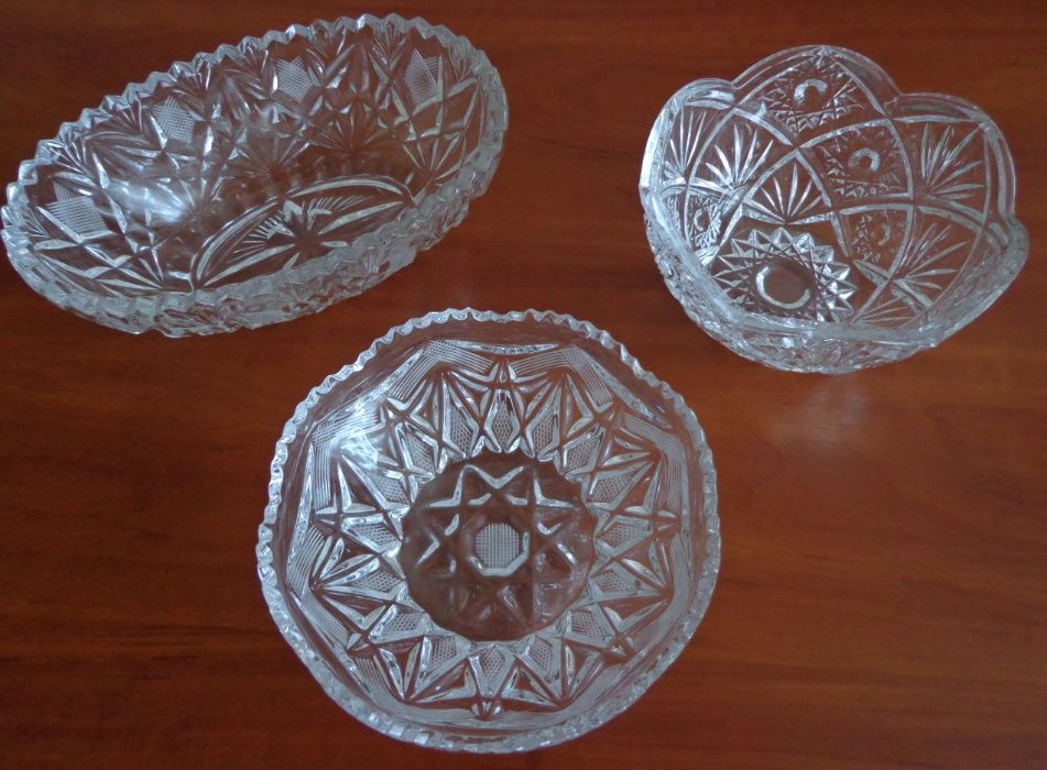 Продам хрустальные вазы - салатницы, СССР.