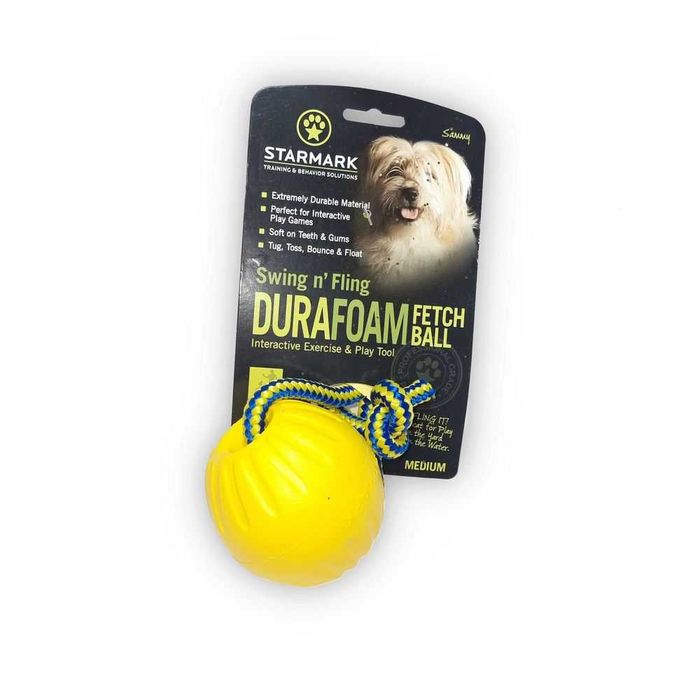 Zabawka gryzak dla psa piłka STARMARK Durafoam - MEDIUM