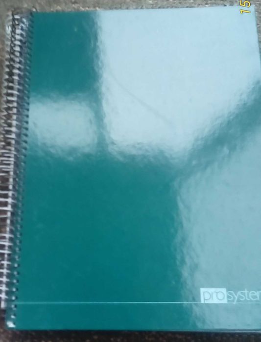 4 A4 notebooks, 3 ruled and 1 squared, spiral-bound, new.64284990046977122