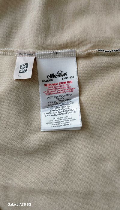 Męska śliczna koszulka Ellesse.