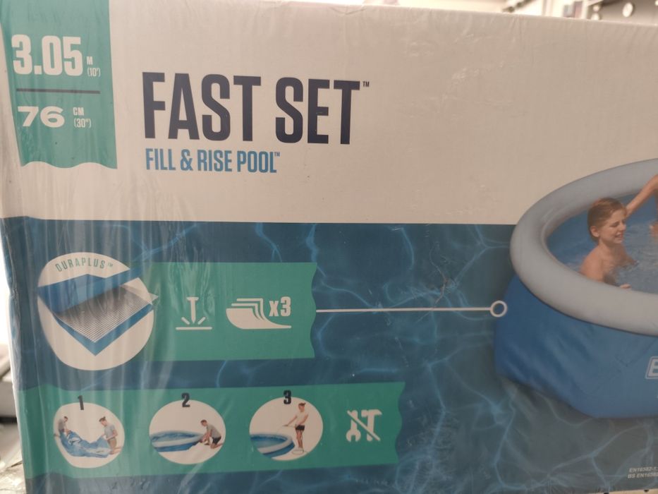 Piscina nova besway 3,05 mt c/ bomba