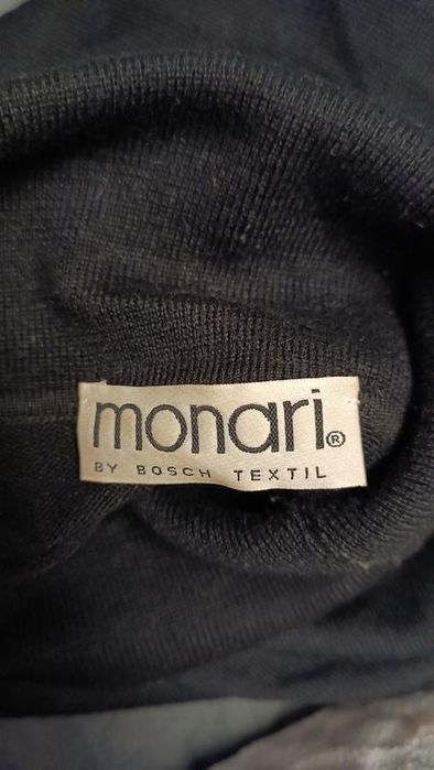 Стильный длинный свитер мерино Мonari Италия