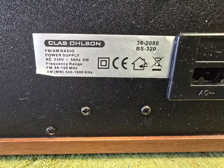 Clas Ohlson radio tranzystorowe FM.