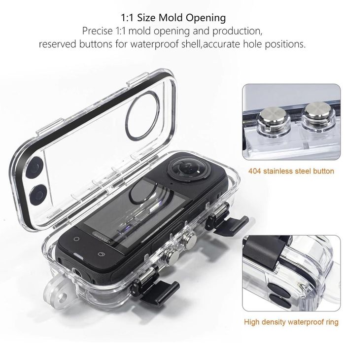 Аквабокс водонепроникний для екшн-камери Insta360 X3 до 40 м