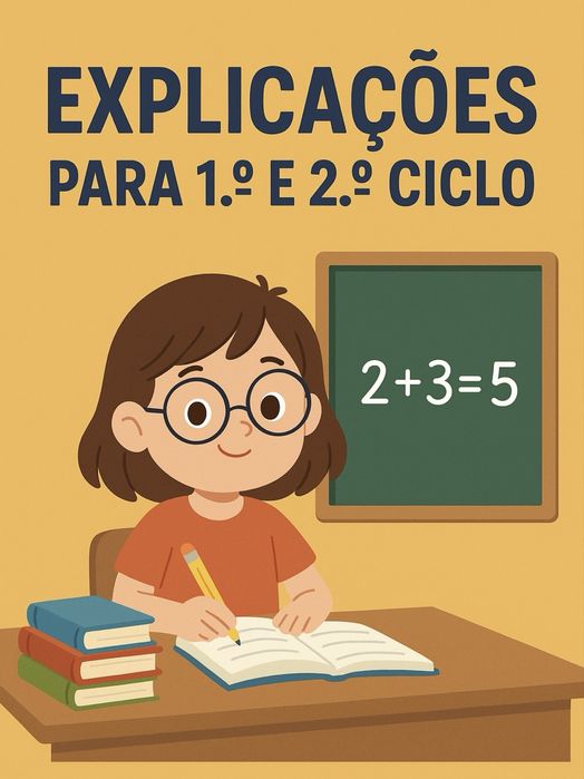 Explicações para 1.º e 2.º Ciclo e Apoio à Educação Especial