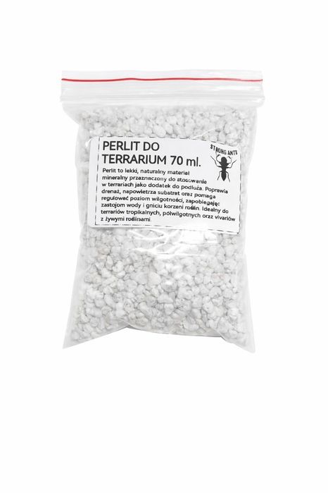 Perlit do terrarium 70ml.Perlit do mieszanki podłoży
