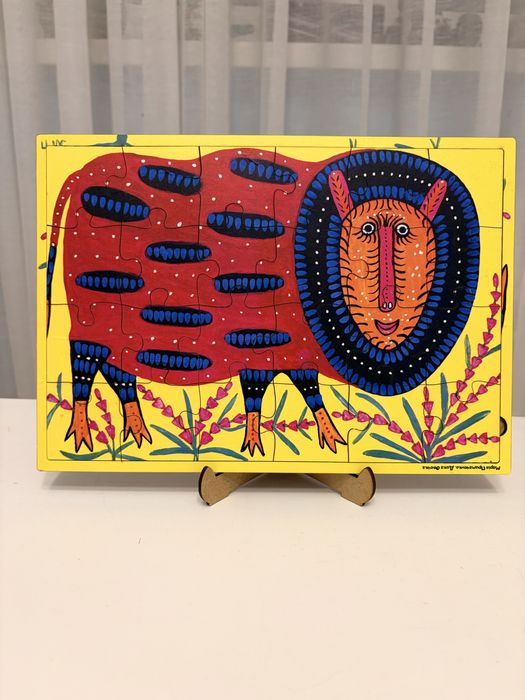 Пазли деревяні Марія Приймаченко кіт у чоботях дика овечка