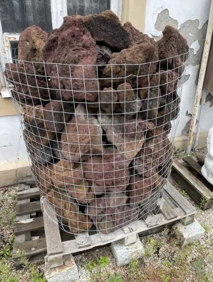 Lawa Wulkaniczna Czarna Czerwona Brązowa do Akwarium Sauny Malawi