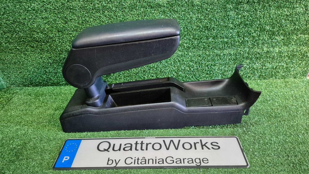 Consola Central Travão Mao Apoio Braco Audi A4 B5 8D Pre Facelift 1995 a 1999 Original azul escura