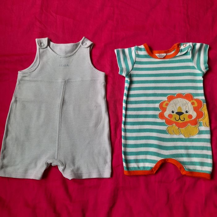 Dwa rampersy dla chłopca