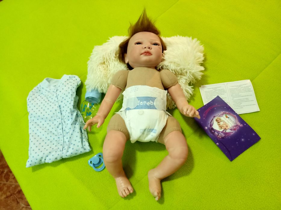 Boneca reborn menina criança brinquedos coleção bebé