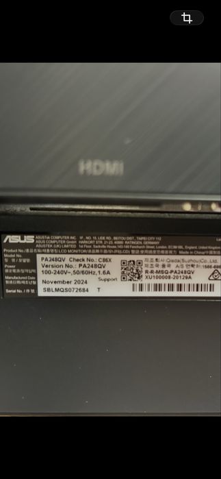 Monitor Asus ProArt como novo PA248QV 24/FHD/75Hz