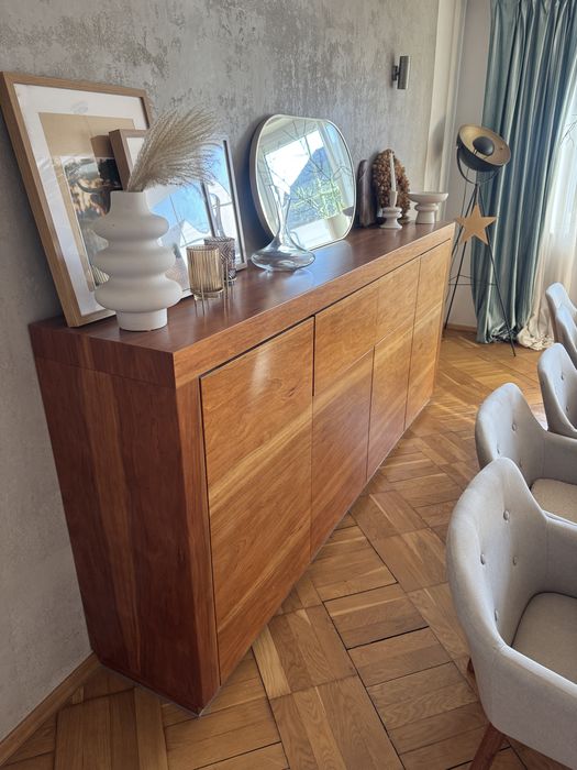 Komoda na wymiar - masywna, fornirowana drewnem etimoe, klasyczna