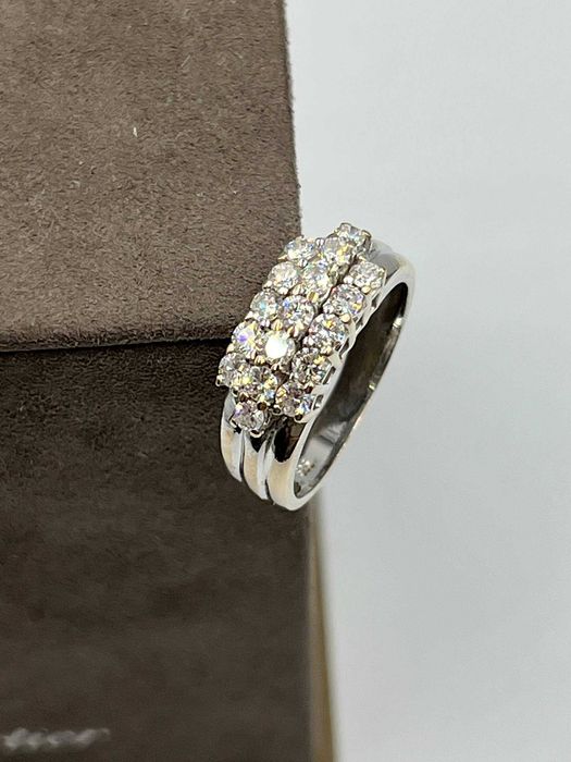 Pierścionek z brylantami 14k 4.12g
