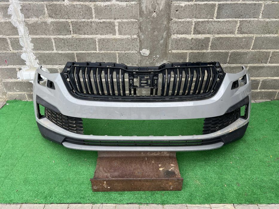 Skoda Kodiaq кодиак Бампер передний