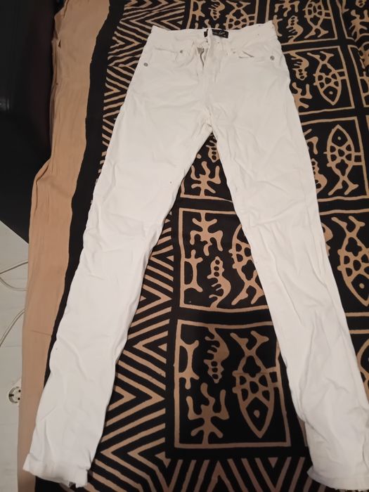 Calça clássica branca