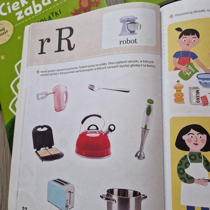 Zestaw książek cwiczen Ciekawa zabawa pieciolatki