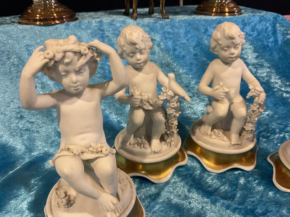 Coleção 4 estações biscuit 12 cm