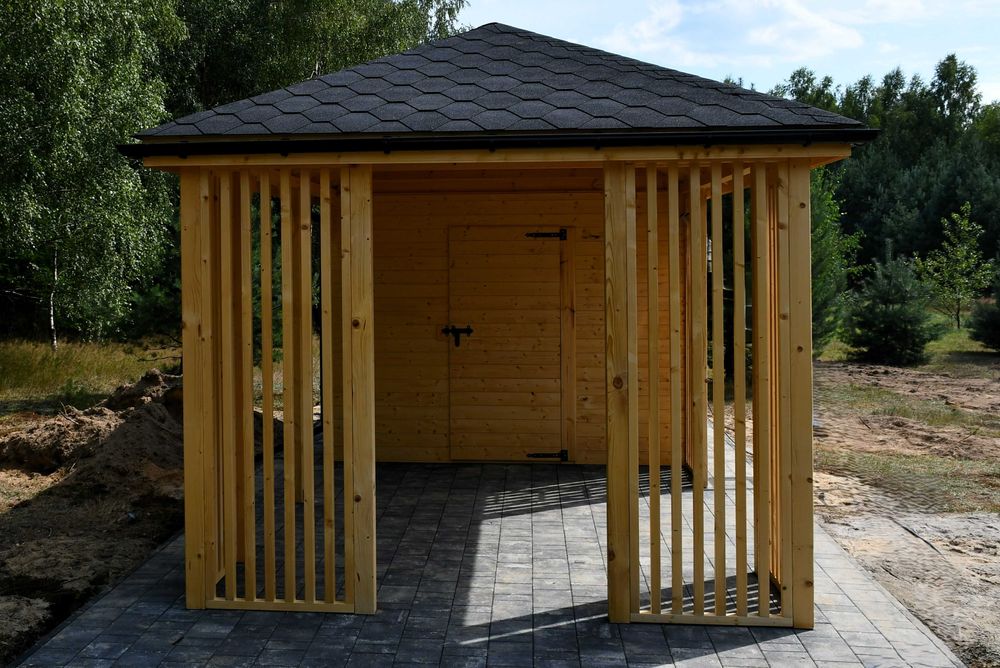 Domek ogrodowy 3m x 8m, domek letniskowy, domek narzędziowy, drewniany